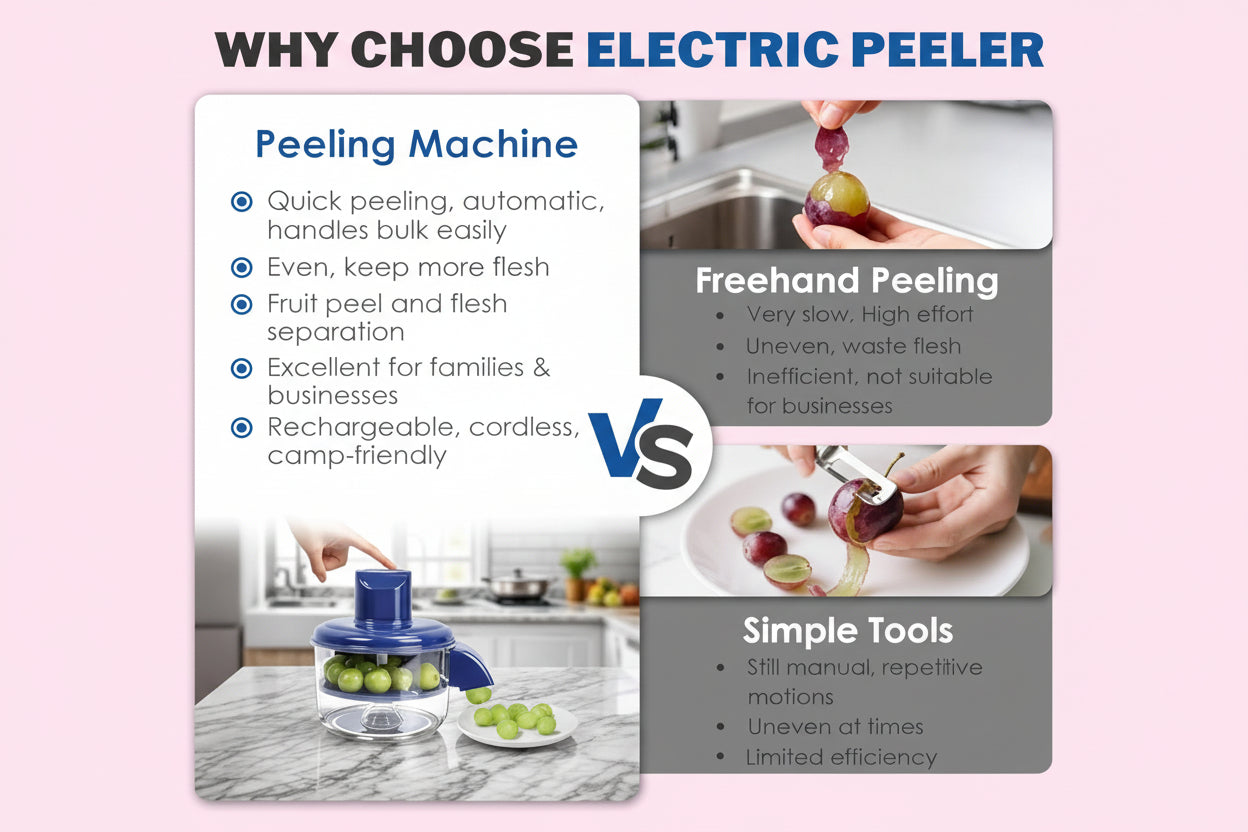 Portable Electric Vegetable & Fruits Peeler Machine