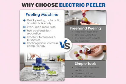 Portable Electric Vegetable & Fruits Peeler Machine