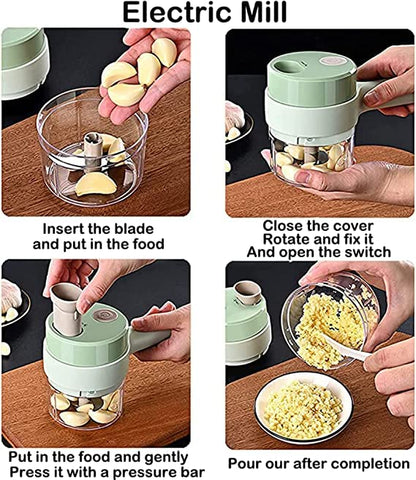 Portable5 in 1 Electric Vegetable Chopper Set