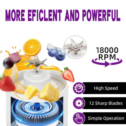 Portable 12 Blade USB Juicer