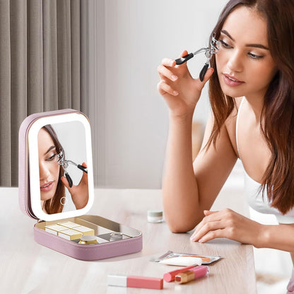LED Makeup Box With LED Mirror