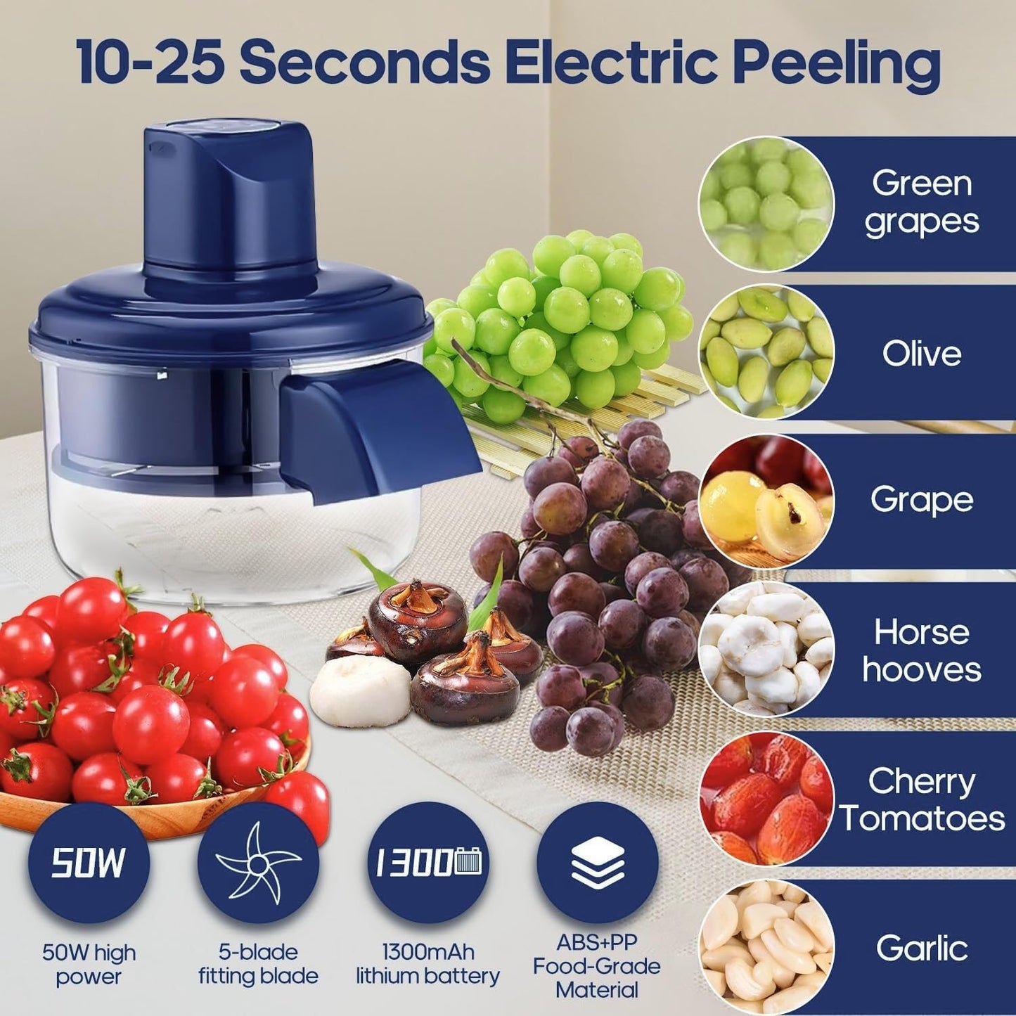 Portable Electric Vegetable & Fruits Peeler Machine