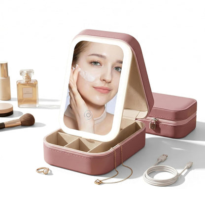 LED Makeup Box With LED Mirror