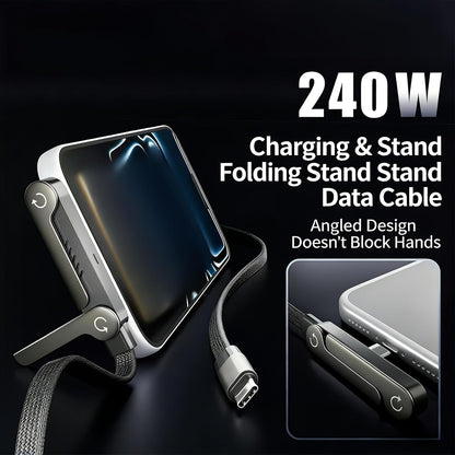 High Speed Type-C Cable With Invisible  Holder
