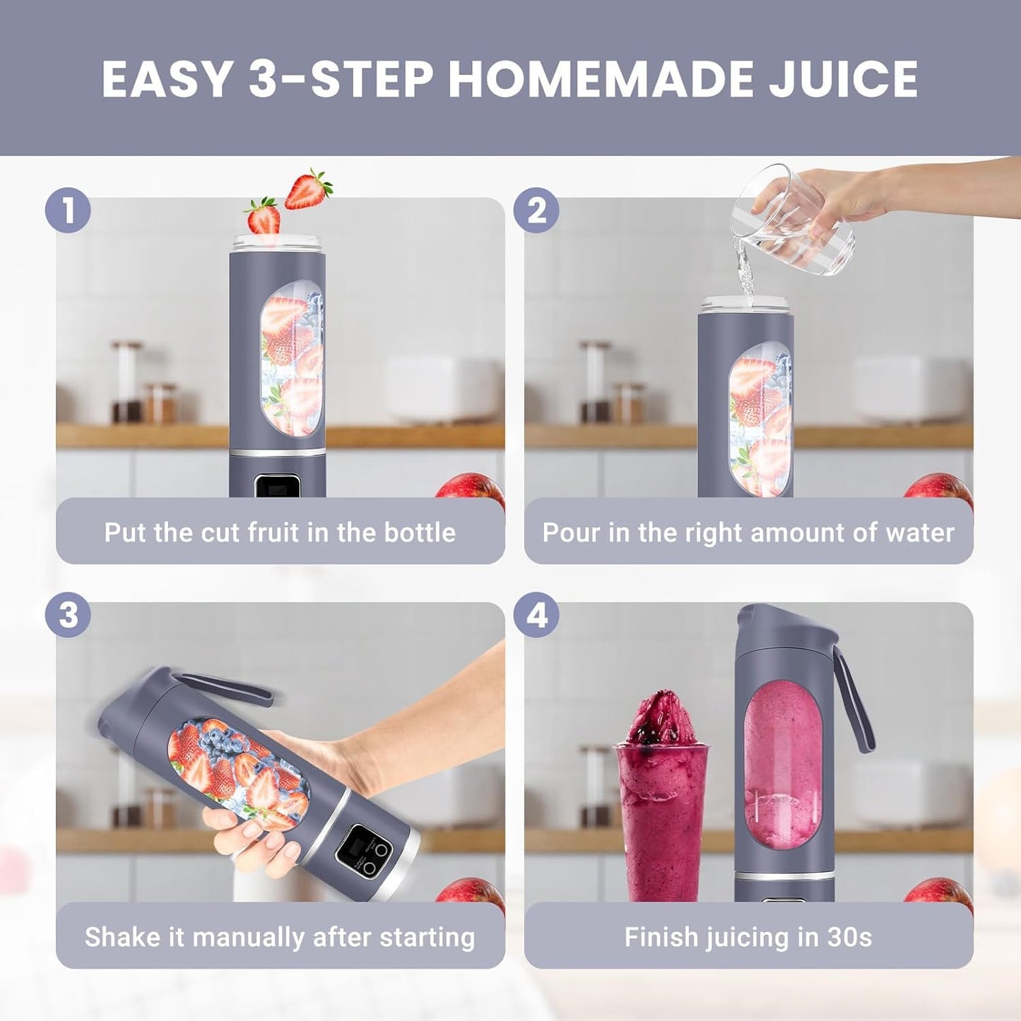 Portable 12 Blade USB Juicer