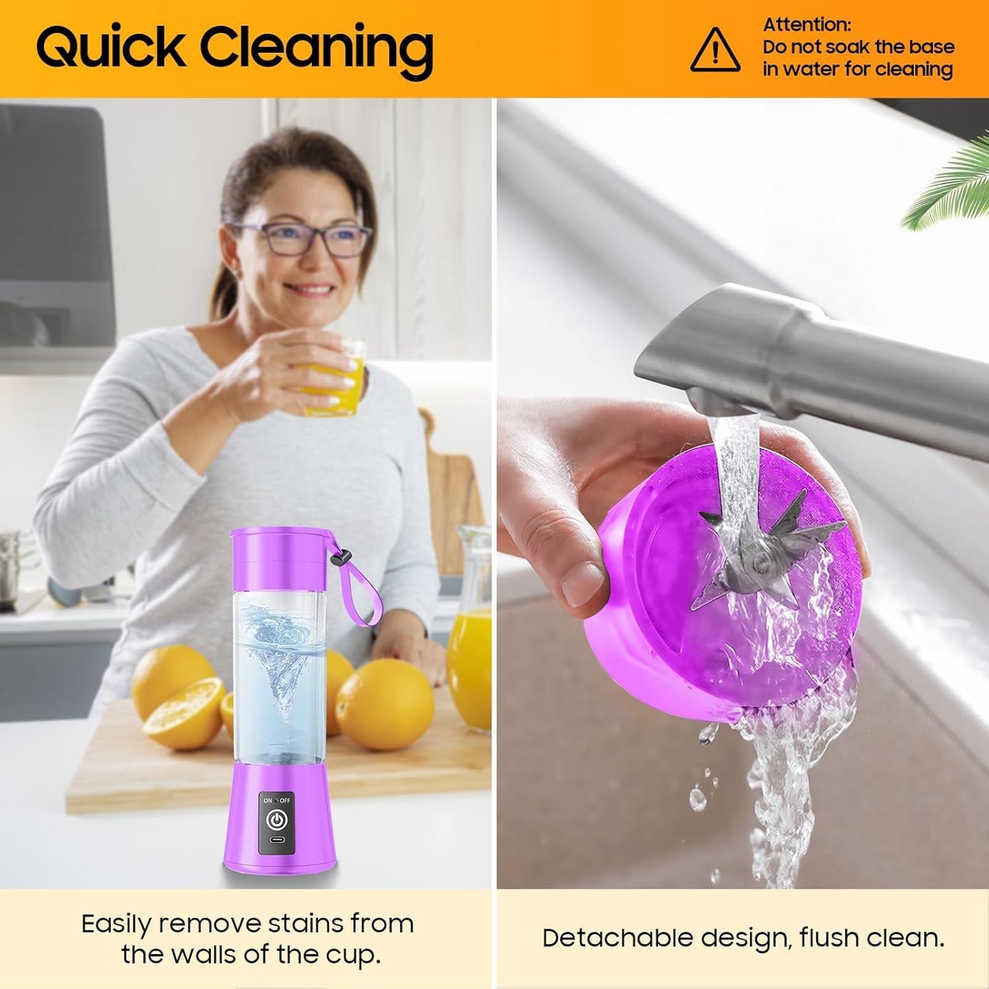 Portable USB Fruit Juicer