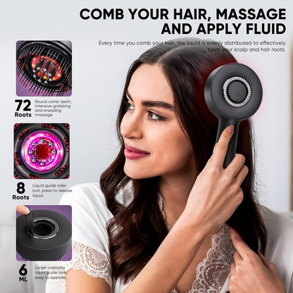 Electric Head Scalp Massager 2 In 1 Scalp Massage Brush And Oil Applicator Electric Head Massager