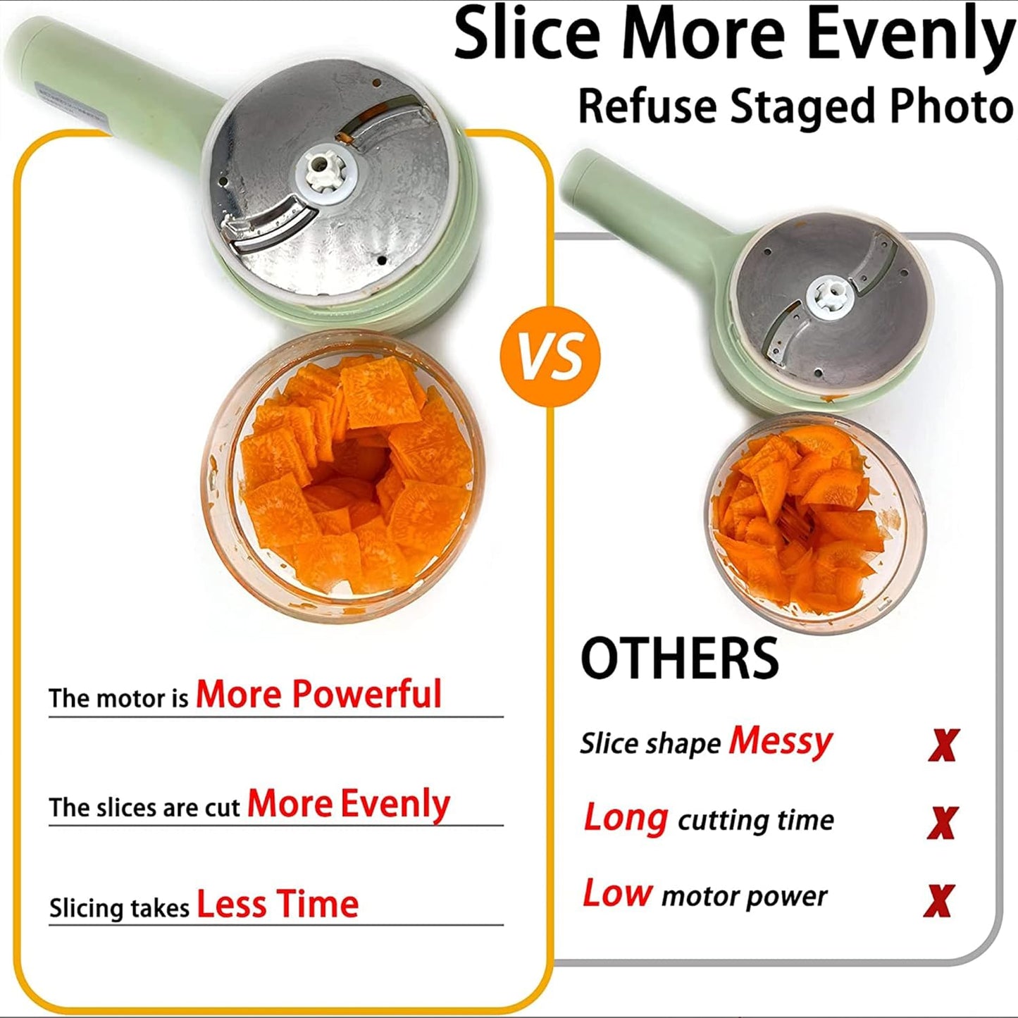 Portable5 in 1 Electric Vegetable Chopper Set