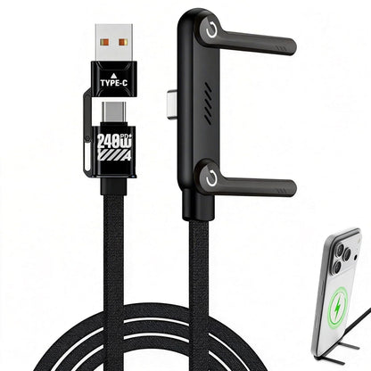 High Speed Type-C Cable With Invisible  Holder