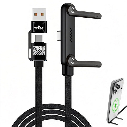 High Speed Type-C Cable With Invisible  Holder