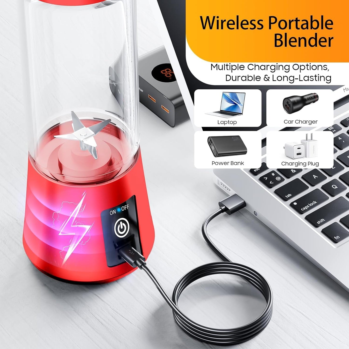 Portable USB Fruit Juicer