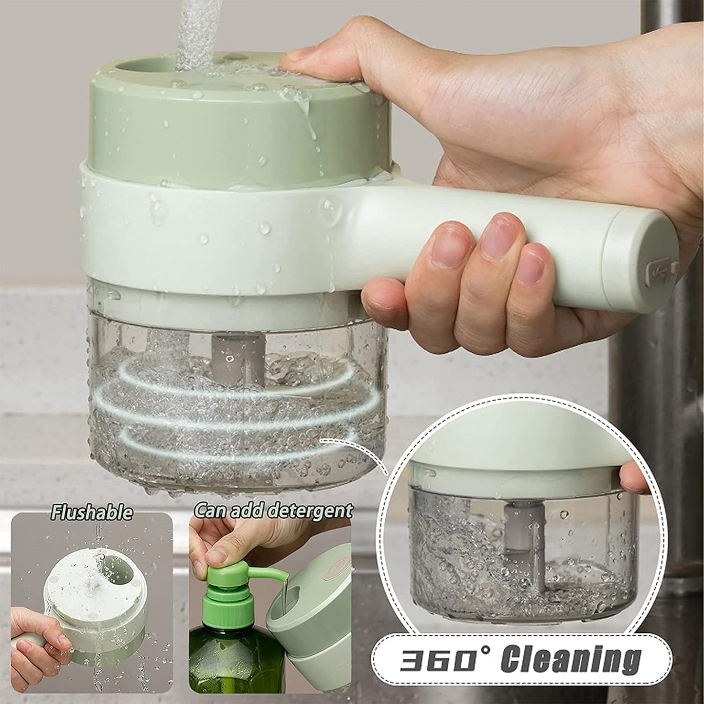 Portable5 in 1 Electric Vegetable Chopper Set