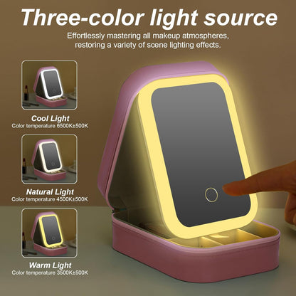 LED Makeup Box With LED Mirror