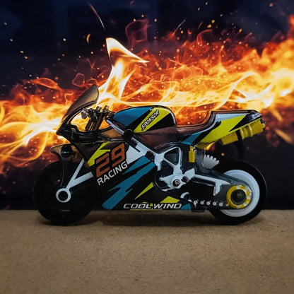 Sparkling Stunt Bike Keychain