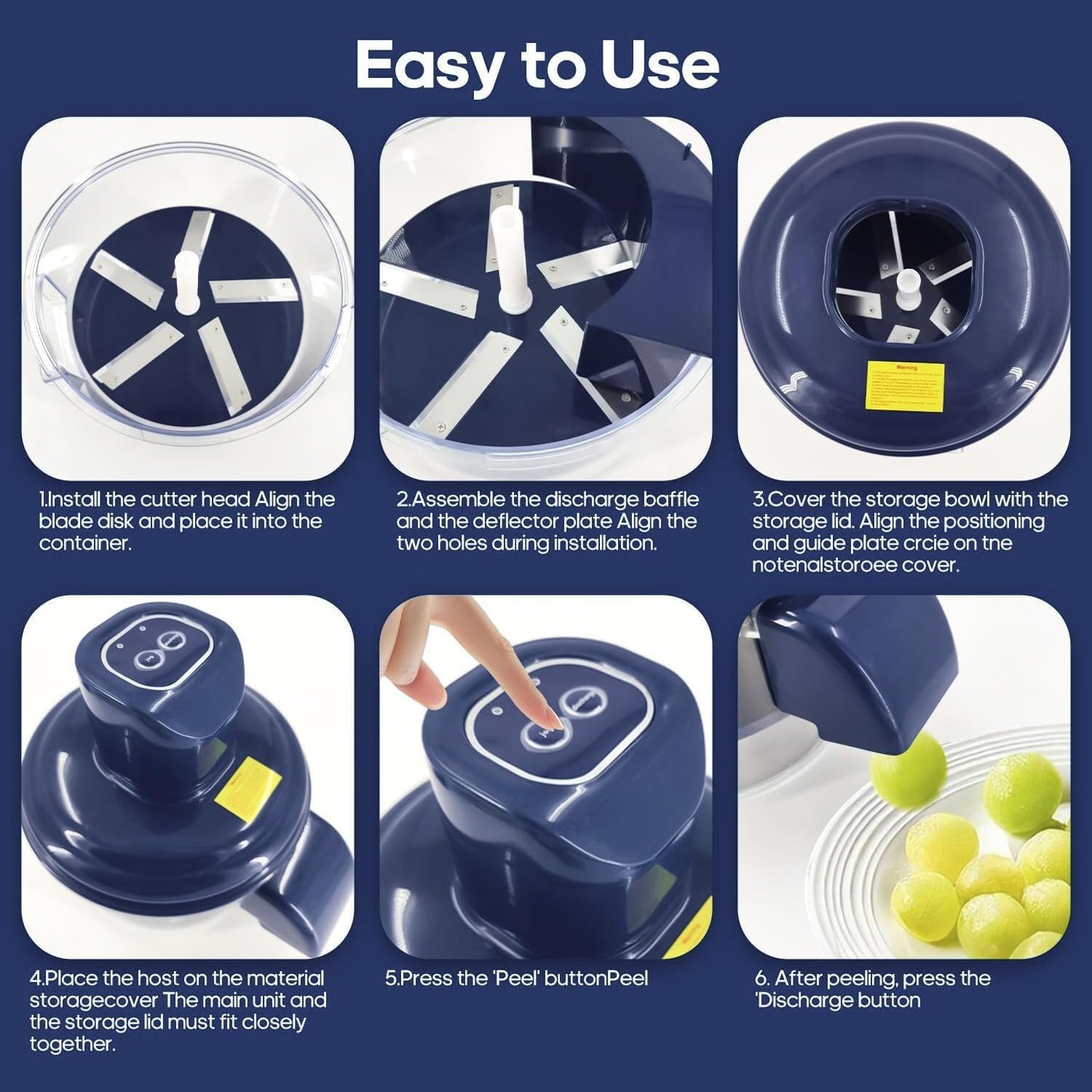 Portable Electric Vegetable & Fruits Peeler Machine