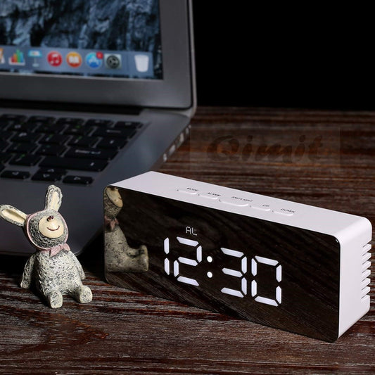 Digital LED Mirror Alarm Clock