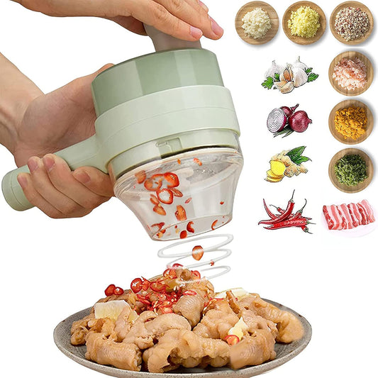 Portable5 in 1 Electric Vegetable Chopper Set