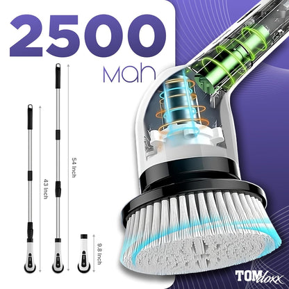 9 In 1 Cordless Electric Spin Scrubber Electric Cleaning Brush