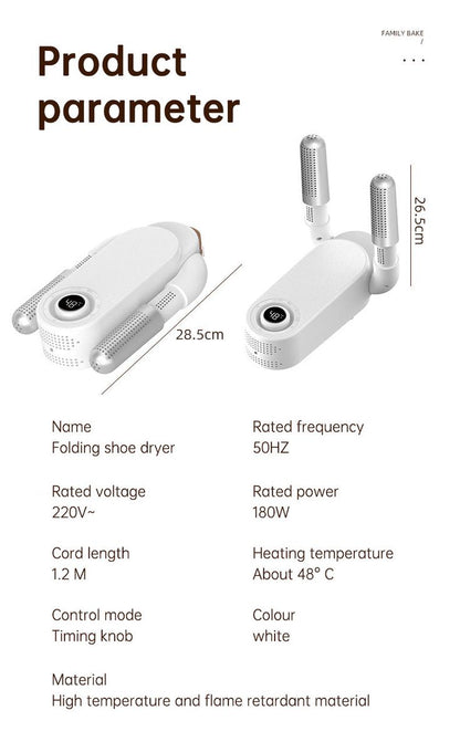 Portable Shoe Dryer-360' degree warm Air Dryer
