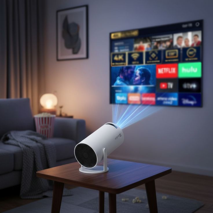 Portable Mini 4K Projector For Home