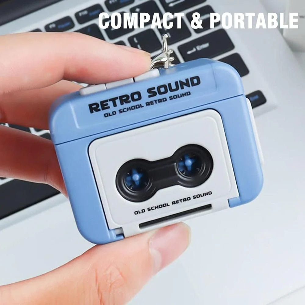 MINI Retro Sound Recorder Keychain